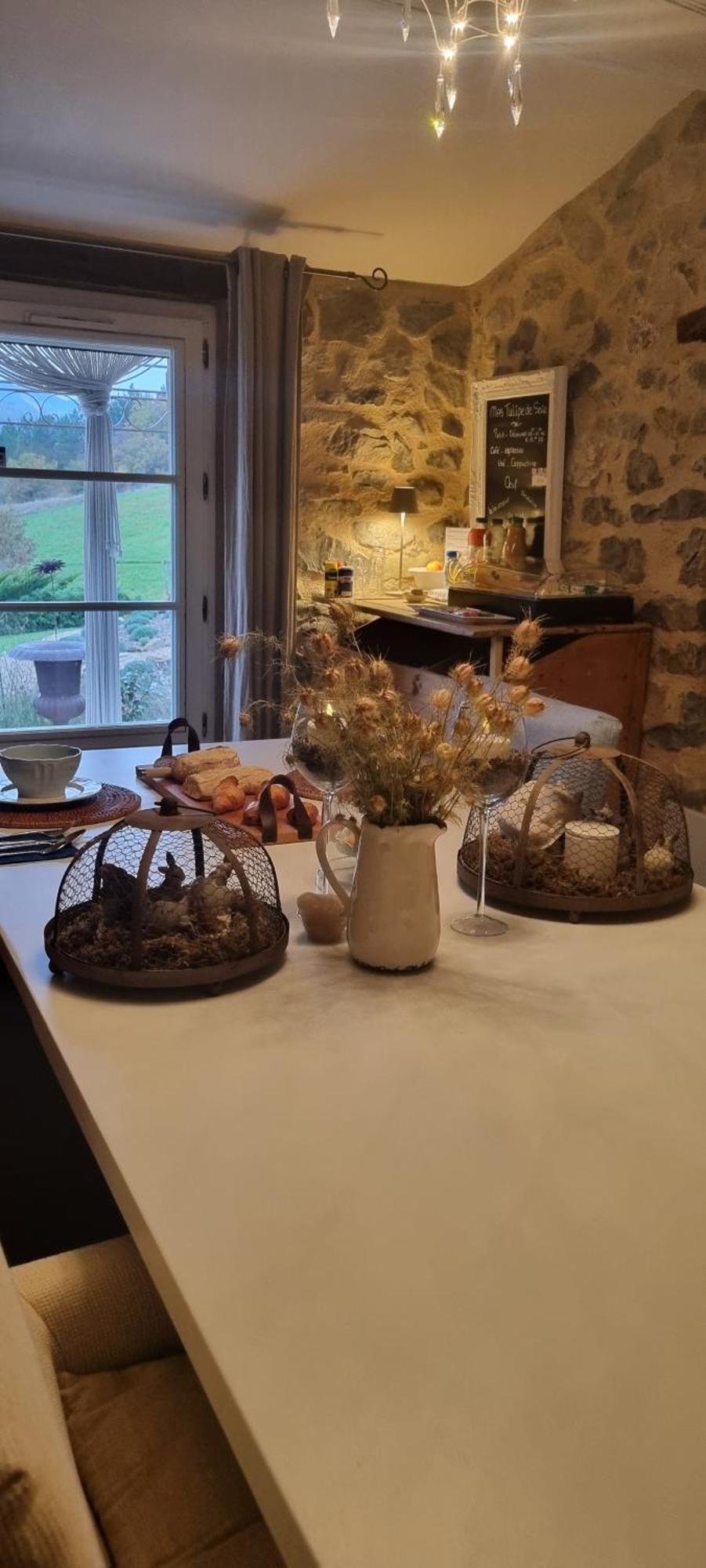 Mas Tulipe De Soie Bed & Breakfast Bevons Dış mekan fotoğraf